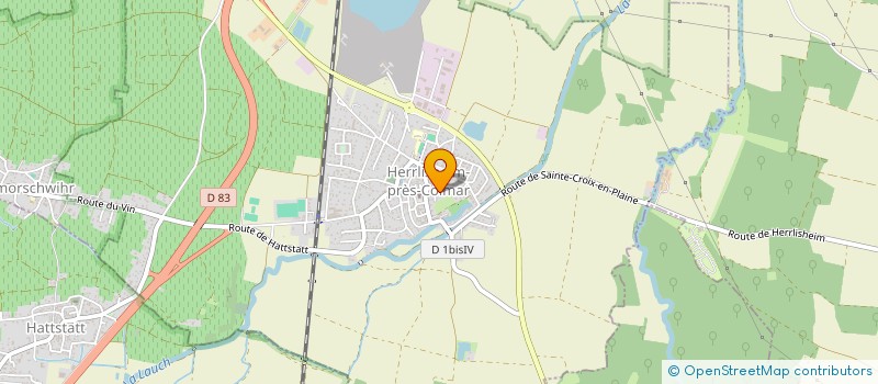 localisation de l'entreprise MONSIEUR NORBERT KASPER  HERRLISHEIM-PRES-COLMAR