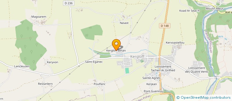 localisation de l'entreprise MONSIEUR NORBERT KERAMBELLEC à KERGLOFF