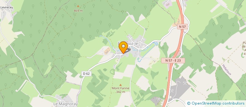 localisation de l'entreprise MONSIEUR NORBERT KRUGER  ECHENOZ-LE-SEC