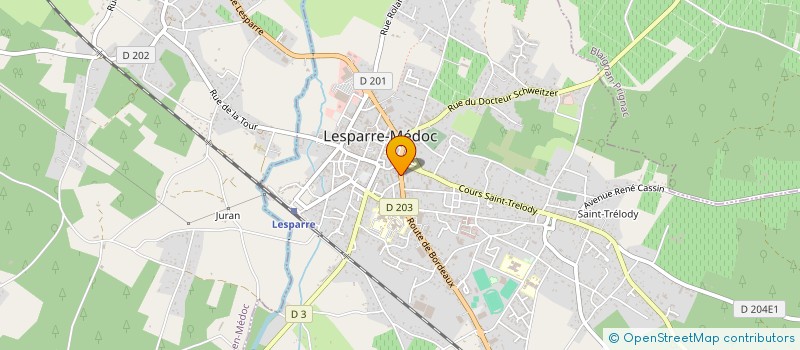 localisation de l'entreprise MONSIEUR NORBERT LACOSTE  LESPARRE-MEDOC