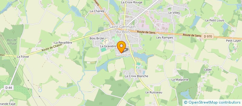 localisation de l'entreprise MONSIEUR NORBERT LAMBEY  SAINT-GERMAIN-DU-BOIS