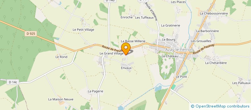 localisation de l'entreprise MONSIEUR NORBERT LARDEAU à AZAY-LE-FERRON