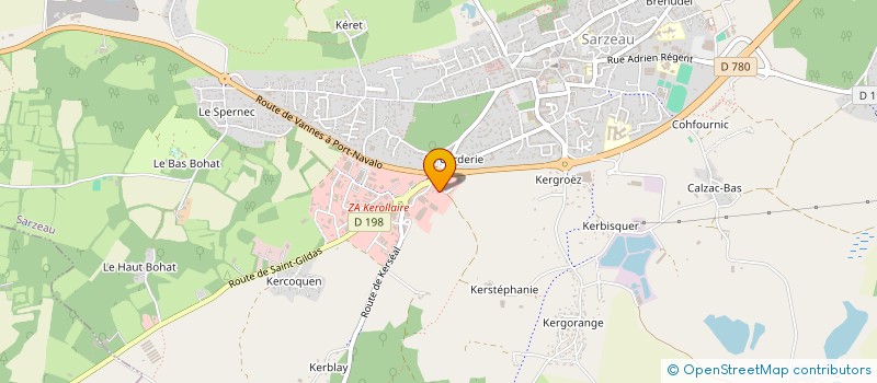 localisation de l'entreprise MONSIEUR NORBERT LE CHANTOUX  SARZEAU