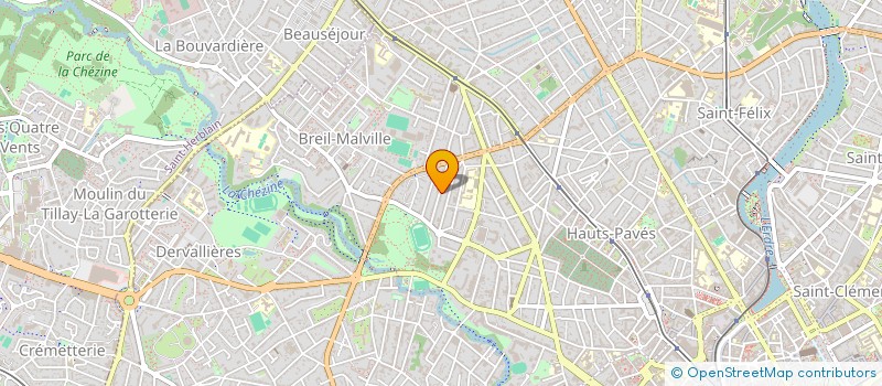 localisation de l'entreprise MONSIEUR NORBERT LE MESRE DE PAS à NANTES