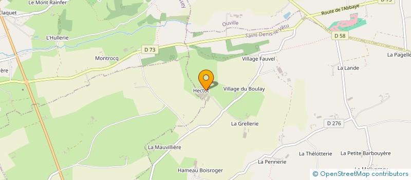 localisation de l'entreprise MONSIEUR NORBERT LECOEUR  SAINT-DENIS-LE-VETU
