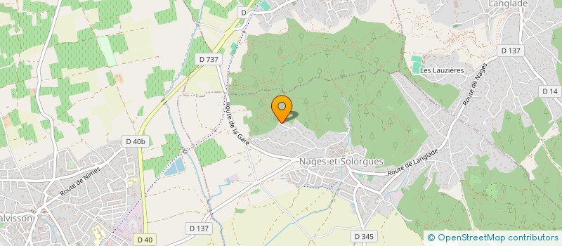 localisation de l'entreprise MONSIEUR NORBERT LEROY  NAGES-ET-SOLORGUES