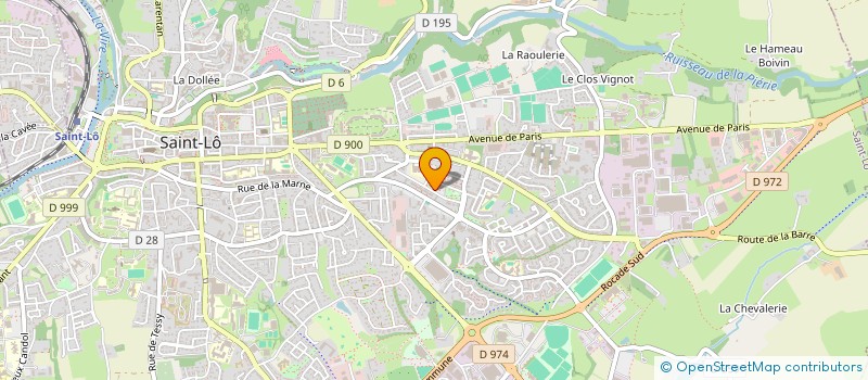 localisation de l'entreprise MONSIEUR NORBERT LESAGE  SAINT-LO