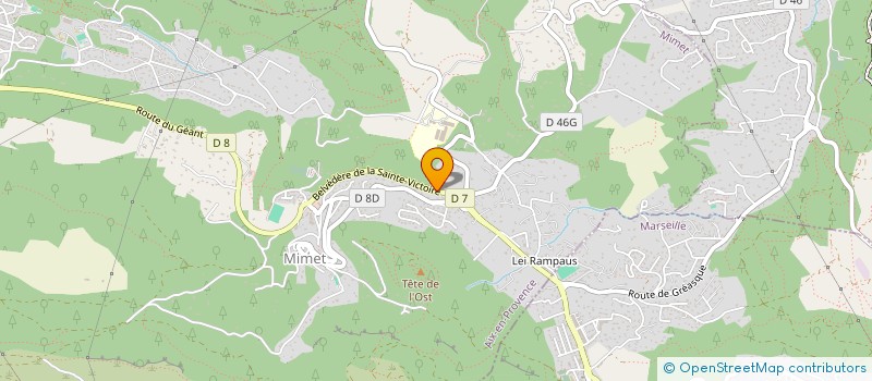 localisation de l'entreprise MONSIEUR NORBERT LOUIS  MIMET