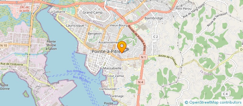 localisation de l'entreprise MONSIEUR NORBERT LOUISOR à LES ABYMES