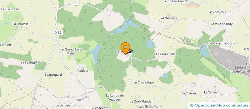 localisation de l'entreprise MONSIEUR NORBERT LUCES  ROUILLAC
