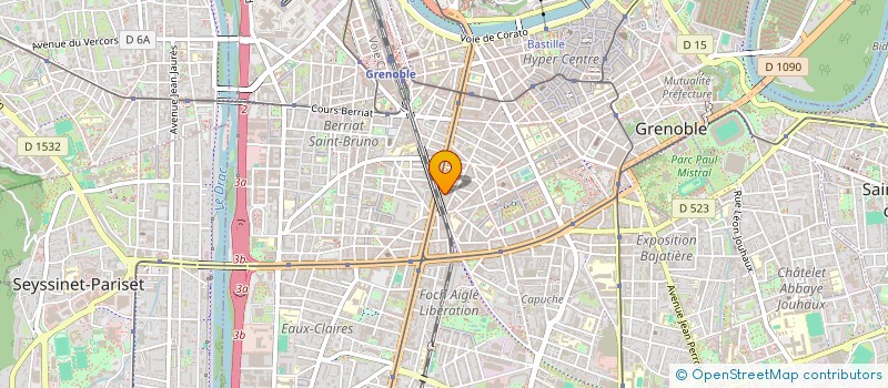 localisation de l'entreprise MONSIEUR NORBERT LUKJAN  GRENOBLE