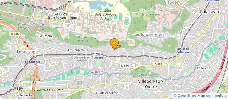 localisation de l'entreprise MONSIEUR NORBERT MAIMOUN  PALAISEAU