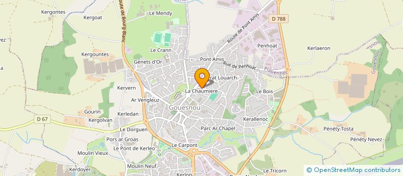 localisation de l'entreprise MONSIEUR NORBERT MARIE à GOUESNOU