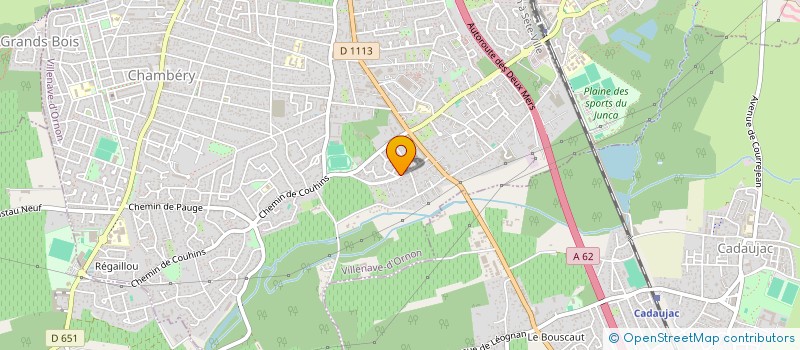 localisation de l'entreprise MONSIEUR NORBERT MASPETIT  VILLENAVE-D'ORNON