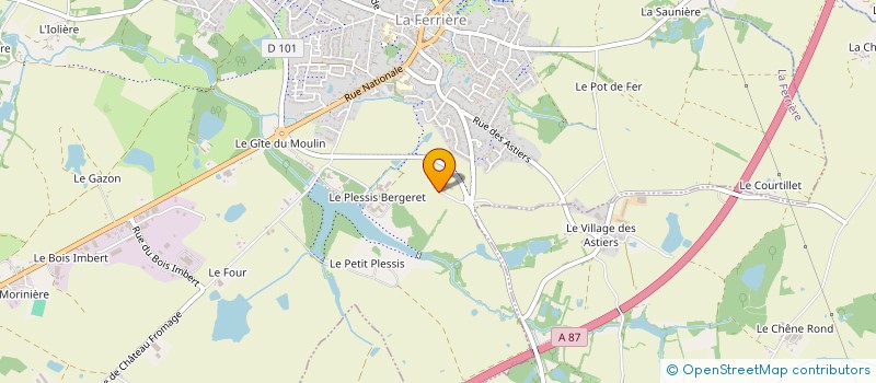 localisation de l'entreprise MONSIEUR NORBERT MASSON  LA FERRIERE