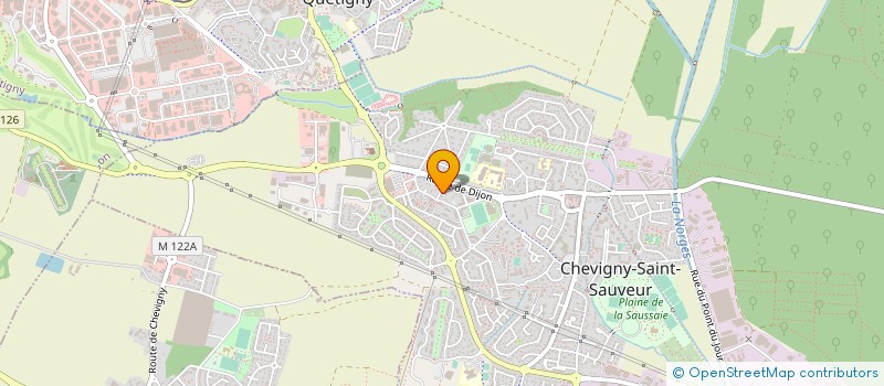 localisation de l'entreprise MONSIEUR NORBERT MAX FILLOD  CHEVIGNY-SAINT-SAUVEUR