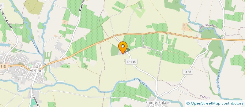 localisation de l'entreprise MONSIEUR NORBERT MICOULEAU  ALZONNE