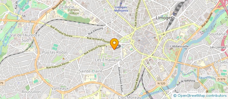 localisation de l'entreprise MONSIEUR NORBERT MOLINA à LIMOGES