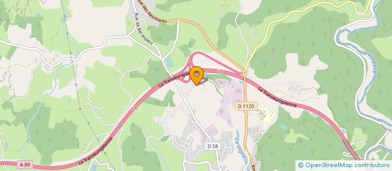 localisation de l'entreprise MONSIEUR NORBERT MONZAT  NAVES