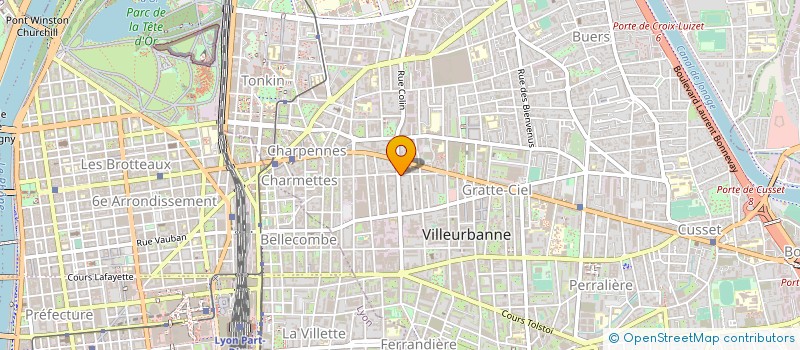 localisation de l'entreprise MONSIEUR NORBERT MORALI à VILLEURBANNE