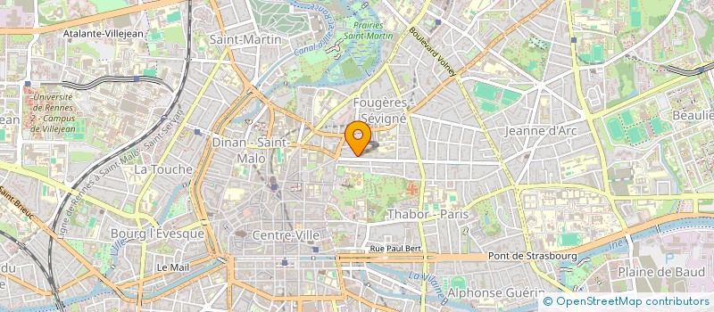 localisation de l'entreprise MONSIEUR NORBERT MURIE  RENNES