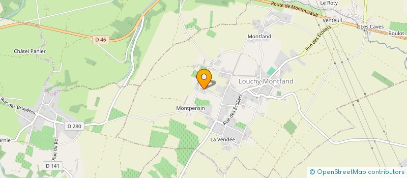 localisation de l'entreprise MONSIEUR NORBERT NIEM  CHATEL-DE-NEUVRE