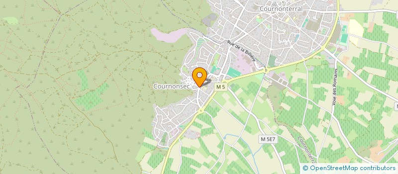 localisation de l'entreprise MONSIEUR NORBERT NOE  COURNONSEC