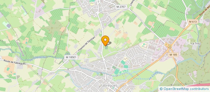 localisation de l'entreprise MONSIEUR NORBERT PASTOR à FABREGUES