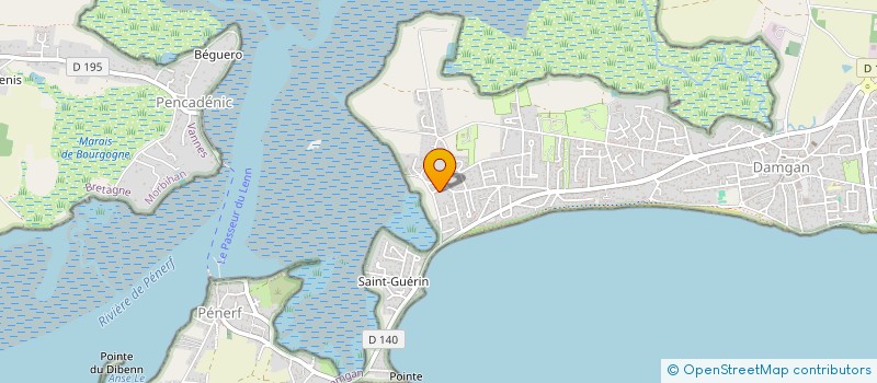 localisation de l'entreprise MONSIEUR NORBERT PENVERN  DAMGAN