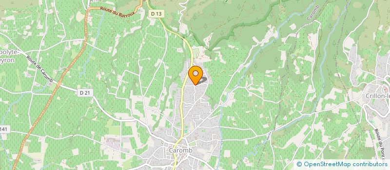 localisation de l'entreprise MONSIEUR NORBERT PETROVIC  CAROMB