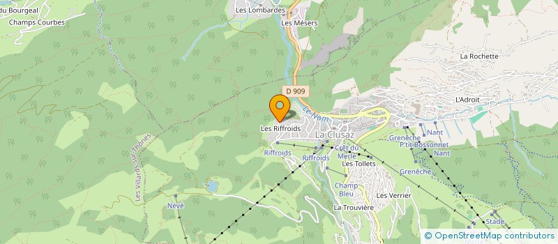 localisation de l'entreprise MONSIEUR NORBERT POLLET-VILLARD à LA CLUSAZ