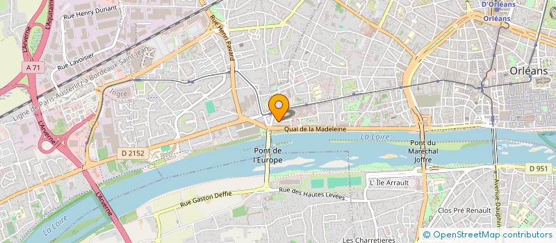 localisation de l'entreprise MONSIEUR NORBERT RAULT à ORLEANS