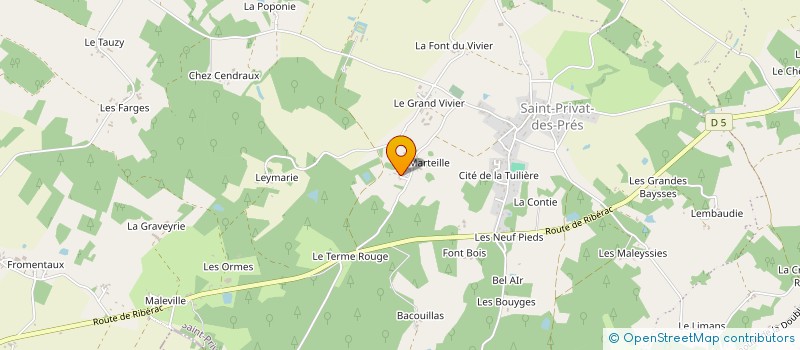 localisation de l'entreprise MONSIEUR NORBERT REGNIER  LA JEMAYE-PONTEYRAUD