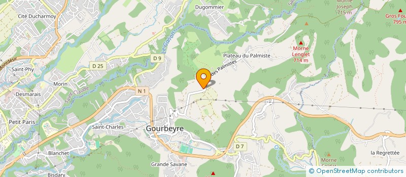 localisation de l'entreprise MONSIEUR NORBERT RENIA à GOURBEYRE