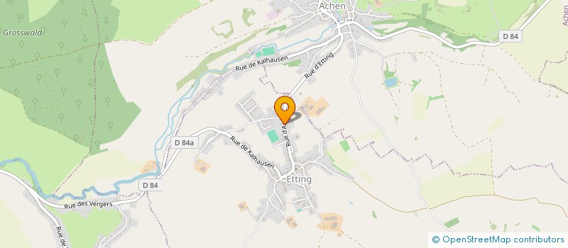 localisation de l'entreprise MONSIEUR NORBERT RIMLINGER  ETTING