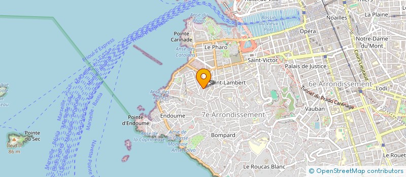 localisation de l'entreprise MONSIEUR NORBERT SAMMUT à MARSEILLE
