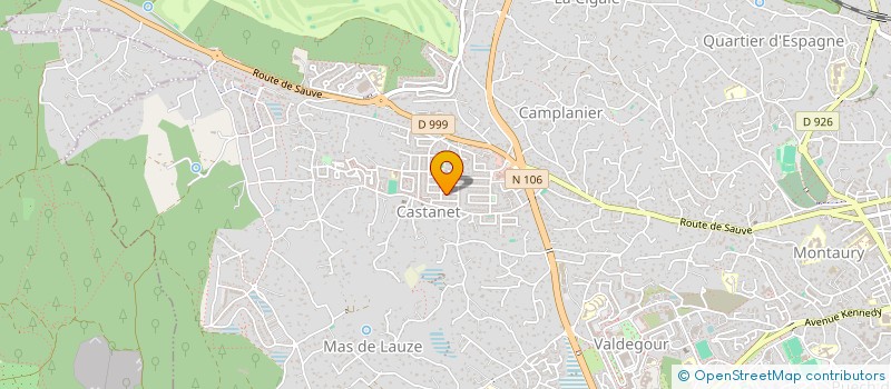 localisation de l'entreprise MONSIEUR NORBERT SAURET  NIMES