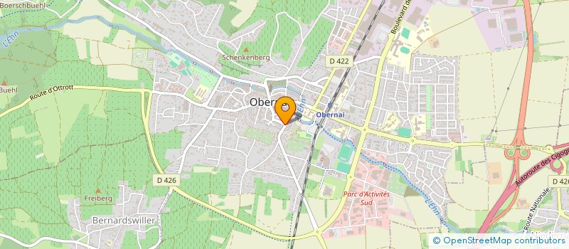 localisation de l'entreprise MONSIEUR NORBERT SCHEHR  OBERNAI
