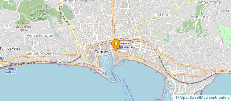 localisation de l'entreprise MONSIEUR NORBERT SCHLATTERER à CANNES