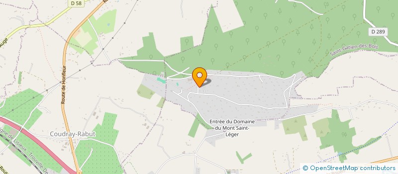 localisation de l'entreprise MONSIEUR NORBERT SCIMECA  SAINT-GATIEN-DES-BOIS