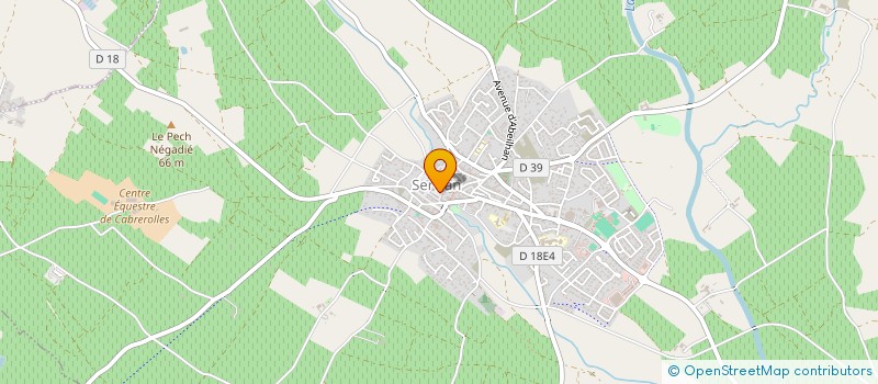 localisation de l'entreprise MONSIEUR NORBERT SEGALAS  ABEILHAN