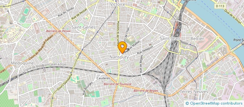 localisation de l'entreprise MONSIEUR NORBERT SOUFFRIN  BORDEAUX