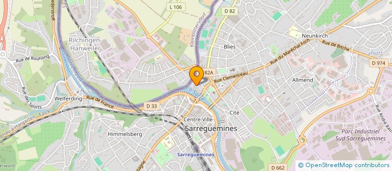 localisation de l'entreprise MONSIEUR NORBERT STEPPUHN à SARREGUEMINES