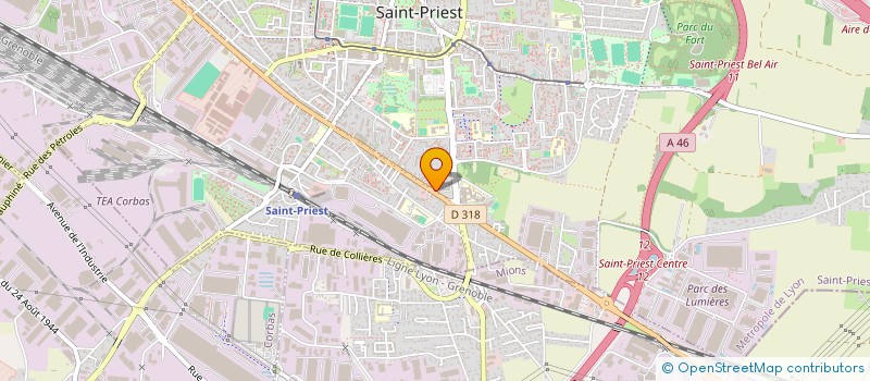 localisation de l'entreprise MONSIEUR NORBERT TAVARES  SAINT-PRIEST