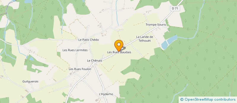 localisation de l'entreprise MONSIEUR NORBERT TROUFFLARD  PAIMPONT