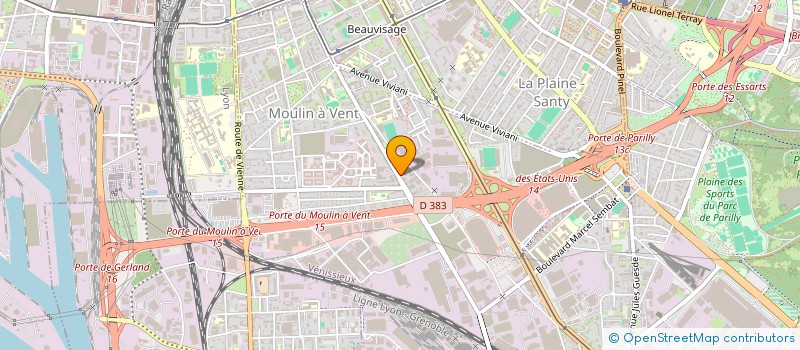 localisation de l'entreprise MONSIEUR NORBERT VACHER  VENISSIEUX