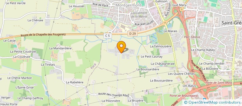 localisation de l'entreprise MONSIEUR NORBERT VALLEE  MONTGERMONT