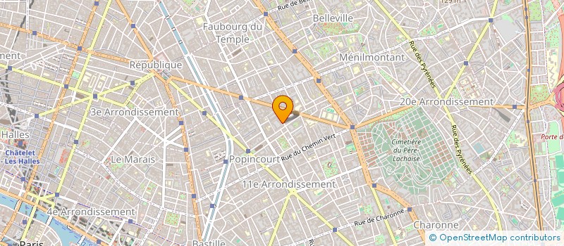 localisation de l'entreprise MONSIEUR NORBERT VANNERAU  PARIS