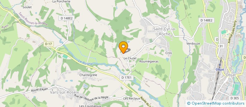 localisation de l'entreprise MONSIEUR NORBERT VEYRIRAS  SAINT-CYR-LA-ROCHE