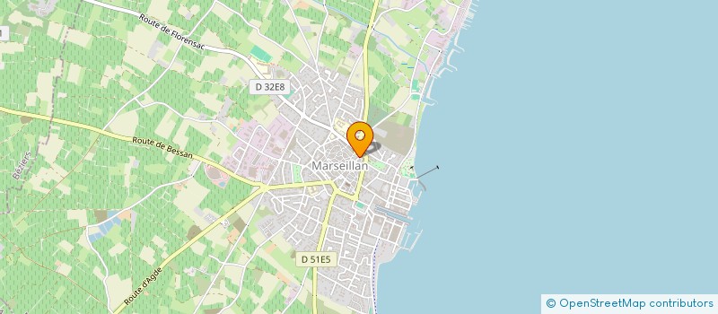 localisation de l'entreprise MONSIEUR NORBERT VIDAL à MARSEILLAN